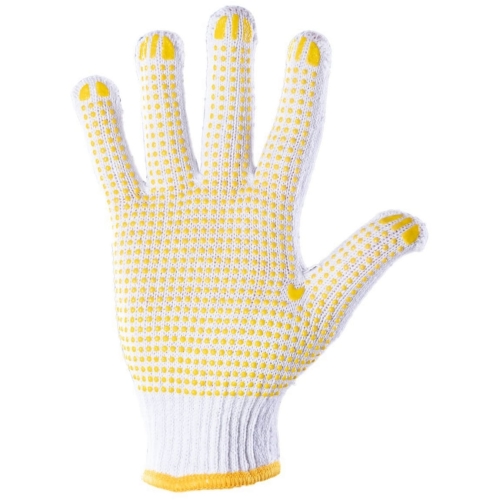 Rękawice dziane nakrapiane jednostronnie