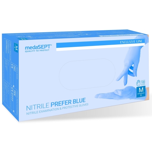 Rękawice nitrylowe Prefer Blue