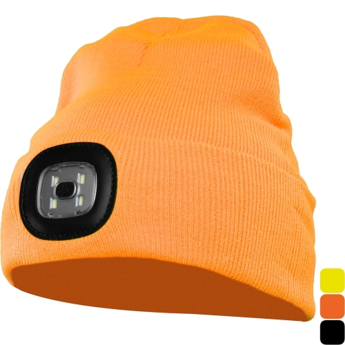 Czapka ocieplana Chaplin z lampką LED