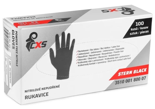 Rękawice nitrylowe CXS Stern Black