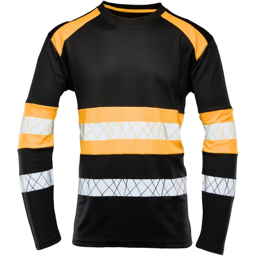 Seven Kings Eco Rival - ARKL - Koszulka Dlugi Rekaw Longsleeve - Czarny - Pomaranczowy - 01.jpg