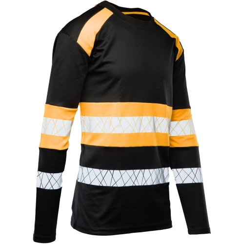 Seven Kings Eco Rival - ARKL - Koszulka Dlugi Rekaw Longsleeve - Czarny - Pomaranczowy - 02.jpg