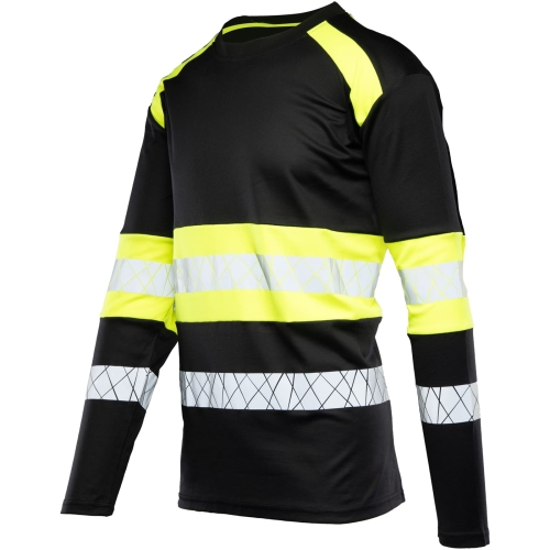 Seven Kings Eco Rival - ARKL - Koszulka Dlugi Rekaw Longsleeve - Czarny - Zolty - 03.jpg