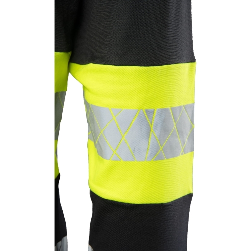 Seven Kings Eco Rival - ARKL - Koszulka Dlugi Rekaw Longsleeve - Czarny - Zolty - Detal - 02.jpg