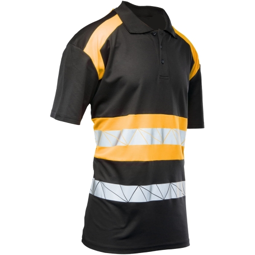 Seven Kings Eco Rival - ARKP - Koszulka Polo - Czarny - Pomaranczowy - 02.jpg